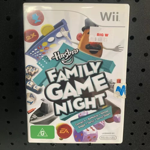 Hasbro Family Game Night Nintendo Wii Game