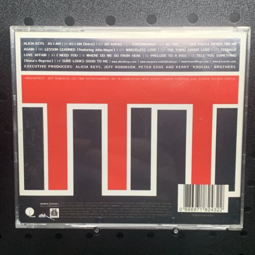 As I Am by Alicia Keys (CD, 2007)