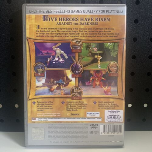 Spyro A Hero's Tale PlayStation 2 PS2 Game