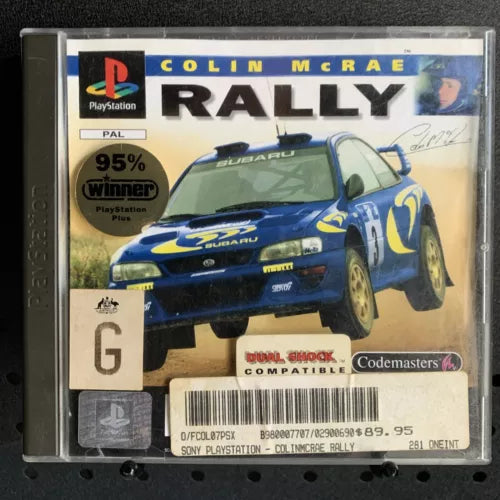 Colin McRae Rally PlayStation 1 PS1 Game