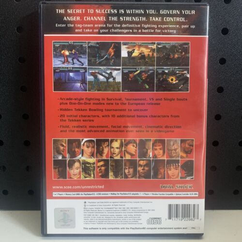 Tekken Tag Tournament PlayStation 2 PS2 Game