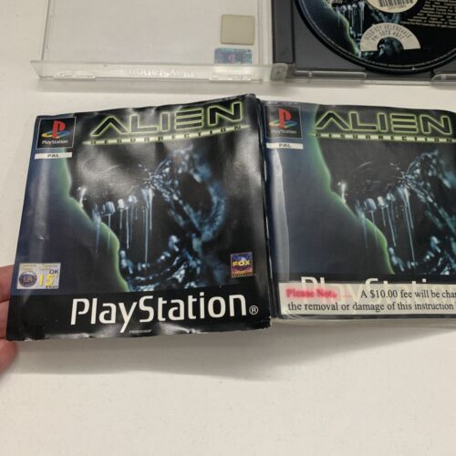Alien Resurrection PlayStation One PS1 Game