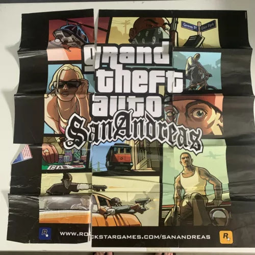 Grand Theft Auto San Andreas GTA PlayStation 2 PS2 Game