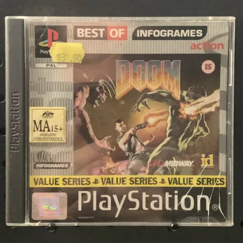 Doom PlayStation 1 PS1 Game