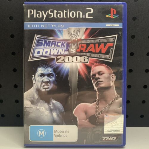 WWE Smack Down VS Raw 2006 PlayStation 2 PS2 Game