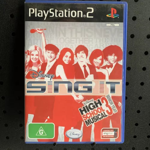Disney Sing It High School Musical 3 Senior Year PlayStation 2 PS2 Game