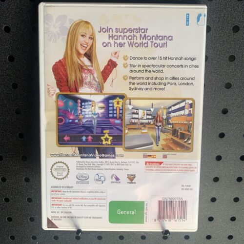 Hannah Montana Spotlight World Tour Nintendo Wii Game