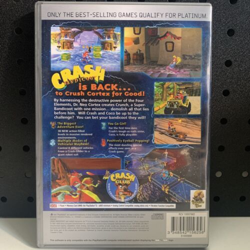 Crash Bandicoot The Wrath of Cortex PlayStation 2 PS2 Game