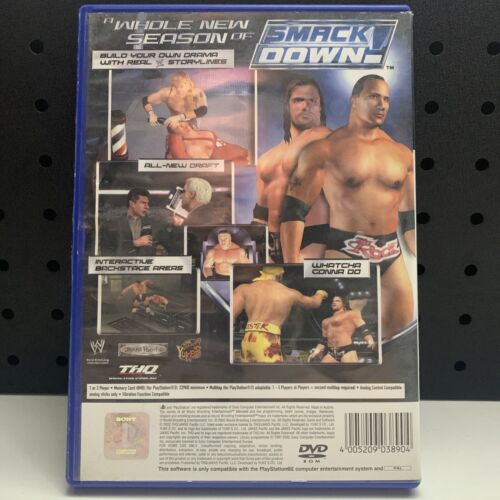 WWE SmackDown Shut Your Mouth PlayStation 2 PS2 Game