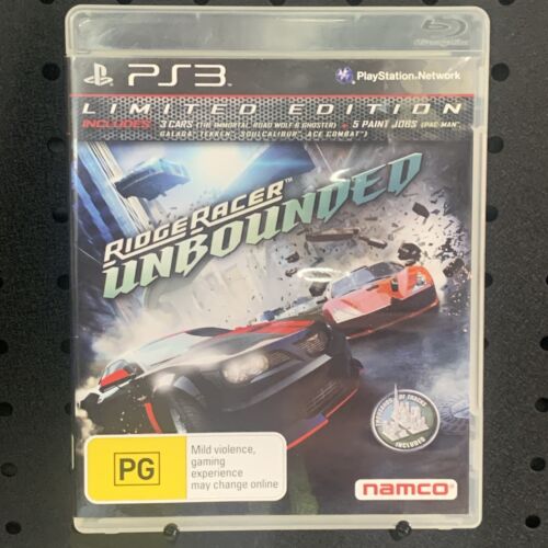 Ridge Racer Unbounded Limited Edition PlayStation 3 PS3 Game