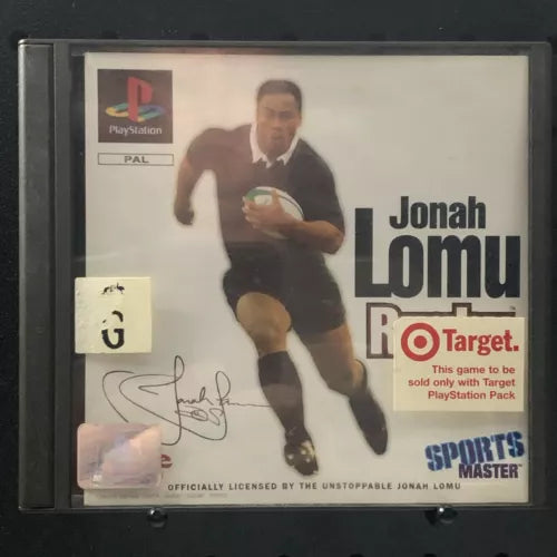 Jonah Lomu Rugby PlayStation 1 PS1 Game