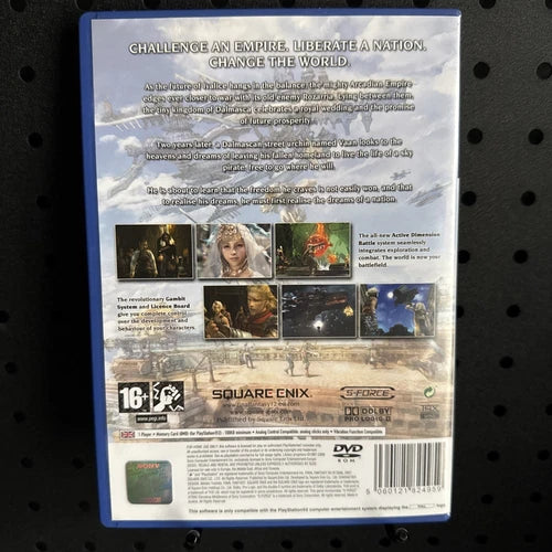 Final Fantasy XII PlayStation 2 PS2 Game