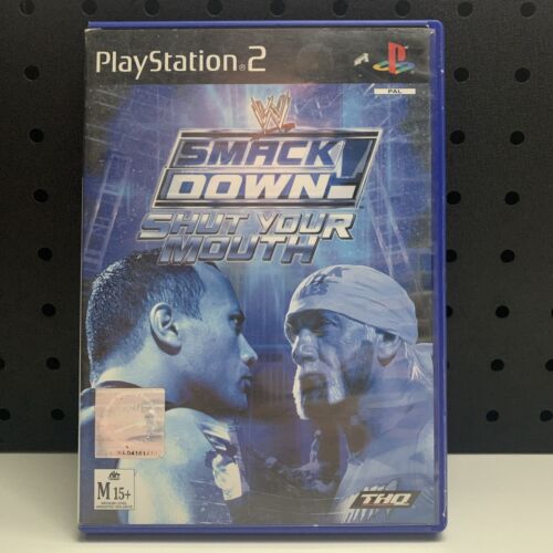 WWE SmackDown Shut Your Mouth PlayStation 2 PS2 Game