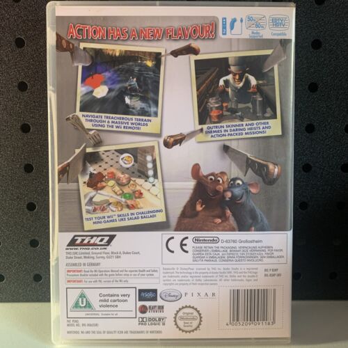Ratatouille Nintendo Wii Game