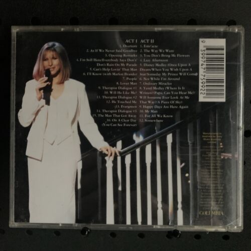 Barbra Streisand ‎– The Concert At Madison Square Garden CD, 1994