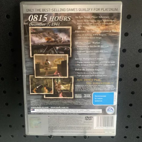 Medal of Honor Rising Sun PlayStation 2 PS2 Game