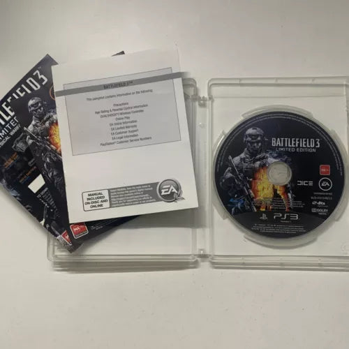 Battlefield 3 Limited Edition Physical Warfare Pack PlayStation 3 PS3 Game