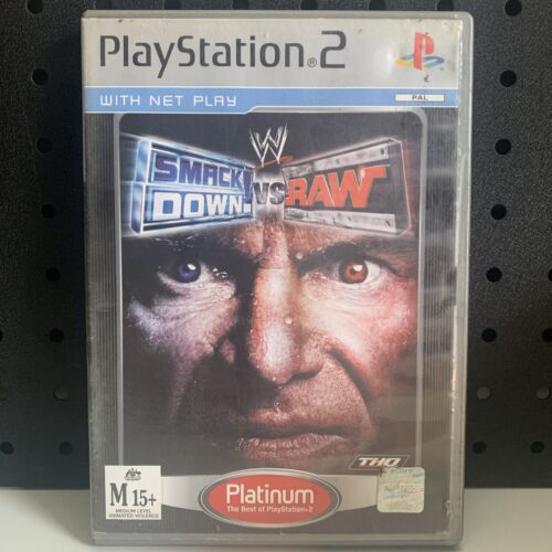 WWE SMACKDOWN! vs. RAW PlayStation 2 PS2 Game