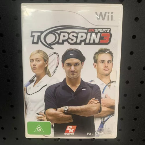 Top Spin 3 Nintendo Wii Game