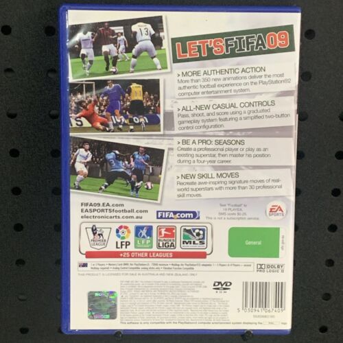 FIFA 09 PlayStation 2 PS2 Game