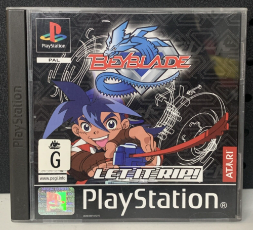 Beyblade Let It Rip PlayStation One PS1 Game