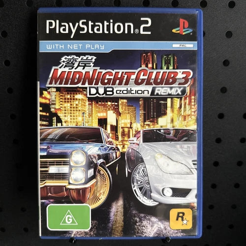 Midnight Club 3 DUB Edition Remix PlayStation 2 PS2 Game