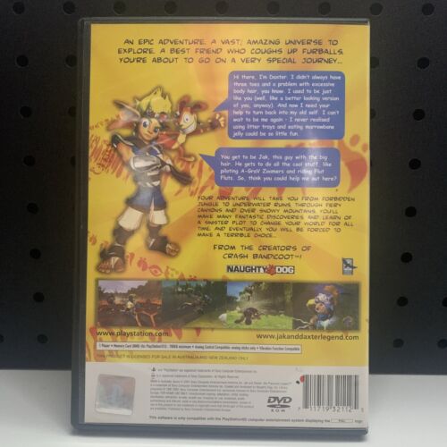 Jak and Daxter The Precursor Legacy PlayStation 2 PS2 Game