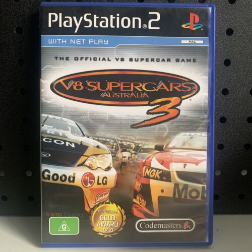 V8 Supercars Australia 3 PlayStation 2 PS2 Game