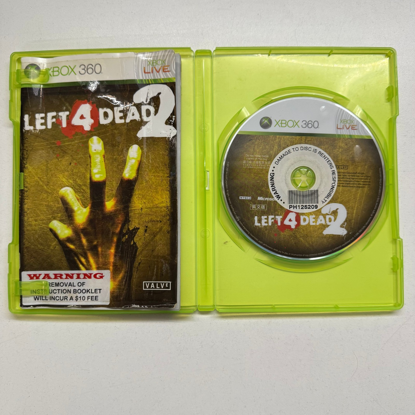 Left 4 Dead 2 Xbox 360 Game