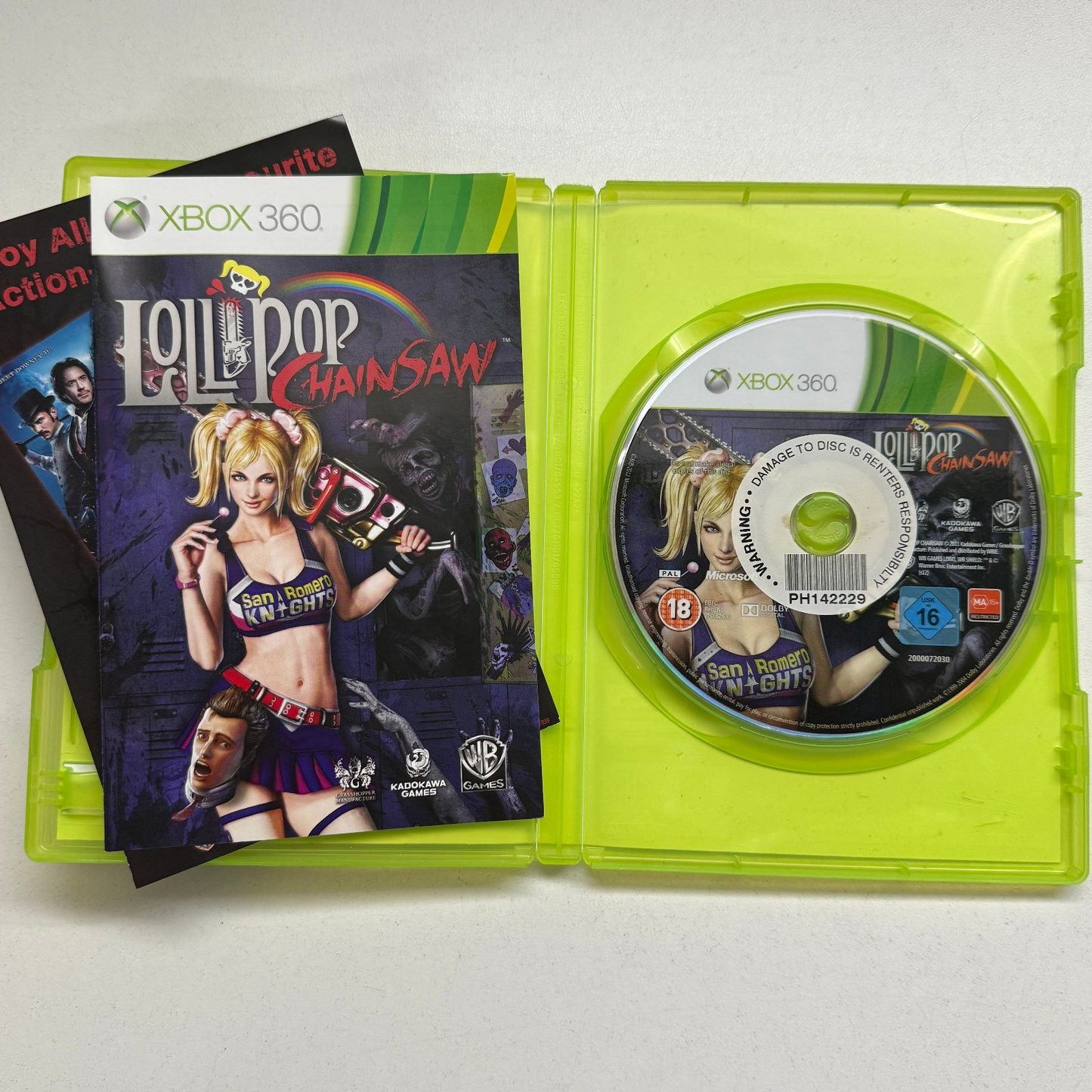 Lollipop Chainsaw Xbox 360 Game